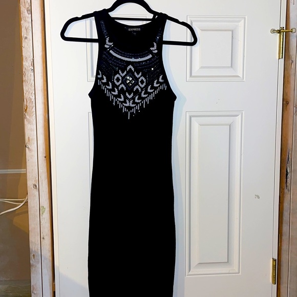 Black express midi dress - Picture 1 of 1